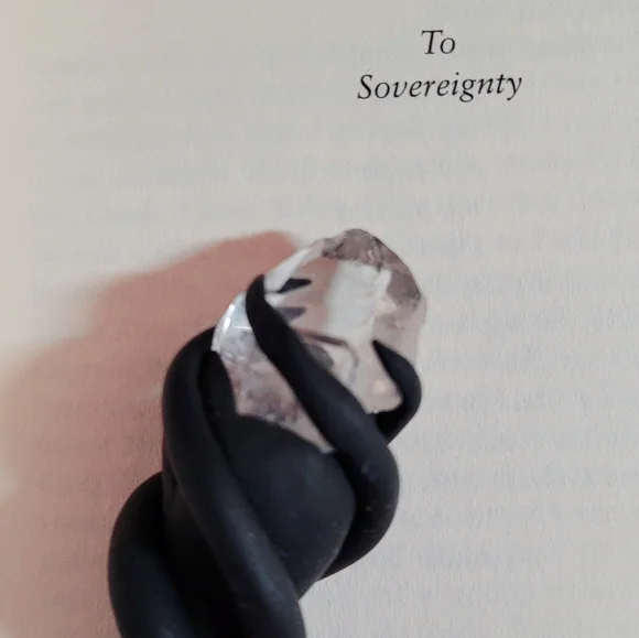 Mystical Bundle: Goddess Book, Amulet Bag, Necklace & Moonstone Sterling Ring! - Picture 4 of 9